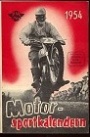 Motorsport-Bilar Motorsportkalendern 1954