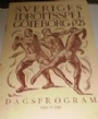 All Rare Books Sveriges Idrottsspel Gteborg 1923 Dagsprogram