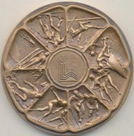 Sportboken - Medallic Art Company Lake Placid XIII Olympic Games 1980 Medal Marcel Jovine