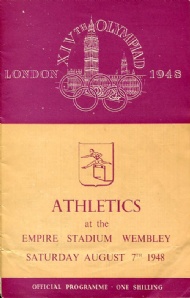 Sportboken - Programme Athletics 7.8 XIVth Olympiad London 1948