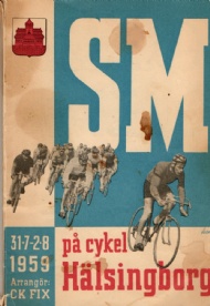 Sportboken - SM p cykel. Hlsingborg 31.7 - 2.8 1959