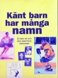 Sportboken - Knt barn har mnga namn 