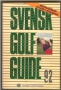 Golf Svensk golf guide 1992.