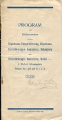 Friidrott - Athletics Program klubbmatchen friidrott 1908