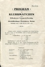 ldre programblad - Programs pre 1913 Program klubbmatchen friidrott 1913