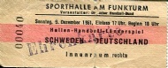 Sportboken - Hallen handball-Lnderspiele 1951