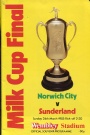 Fotboll - allmnt Football programme FA-cupen 1985 Final Norwich-Sunderland 