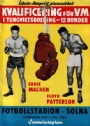 Programblad - Programmes Eddie Machen, USA -Floyd Patterson USA