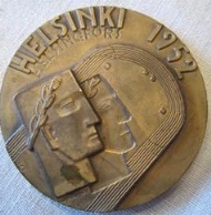Sportboken - Deltagande medalj Olympiaden Finland 1952 
