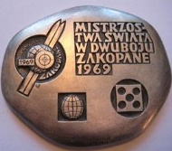 Sportboken - Deltagande medalj VM Skidskytte Zakopane 1969