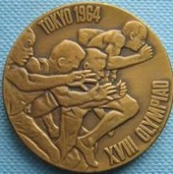 Sportboken - Deltagande medalj Tokyo 1964 XVIII Olympiad
