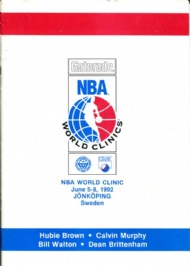Sportboken - NBA World Clinics Jönköping 1992 Sweden