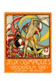 Sportboken - Olympiska Spelen Stockholm 1912 Frankrike Brevmärke