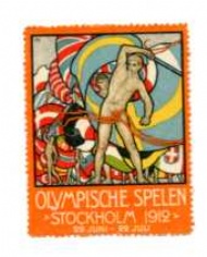 Sportboken - Olympiska Spelen Stockholm 1912 Holland Brevmärke