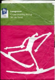 Sportboken - Program Lillehammer 94 crosscountry skiing 30 km