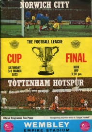 Sportboken - League Cup Final Norwich City-Tottenham Hotspur 1973
