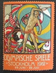 Sportboken - Olympiska Spelen Stockholm 1912 Tyskland Brevmärke