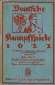 Sportboken - Deutsche Kampfspiele 1922