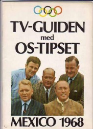 Sportboken - TV-guiden med OS-tipset Mexico 1968