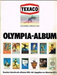 Sportboken - Olympia-Album. Olympiska spelen 1972. Resultat, historik och affischer 1912-68. Uppgifter om Munchen 1972