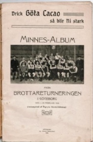 Sportboken - Minnes-Album från brottareturneringen om Europamästerskapet 1909