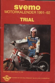 Sportboken - Svemo motorkalender 1991-92