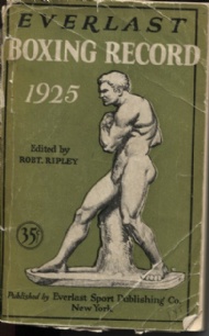 Sportboken - Everlast Boxing Record Book 1925