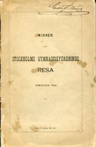 Sportboken - Minnen från Stockholms Gymnastikförenings resa 1880