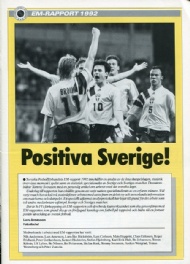Sportboken - EM-Rapport 1992 Sverige