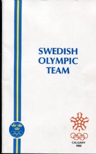 Sportboken - Swedish Olympic Team Calgary 1988