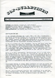 Sportboken - SOF-bulletinen no. 1-3 1991