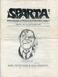 Sportboken - Spartas Program ved Frederiksborglöpet 1907