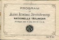 Sportboken - Nationella tävlingar i allmän idrott 1913