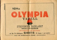 Sportboken - SDS:s Olympia Tabell 1956