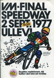 Sportboken - VM speedway 1977 Ullevi