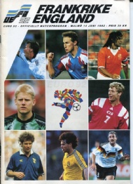 Sportboken - Fotboll-Euro 92 Frankrike-England