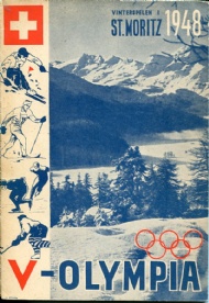 Sportboken - V-olympia  Vinterspelen i St. Moritz 1948