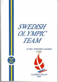 Sportboken - Swedish Olympic Team Albertville  1992