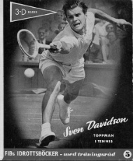 Sportboken - Sven Davidson -  toppman i tennis.