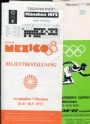 Biljetter-Ticket Folder Olympiaden München 1972