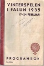 PROGRAM Vinterspelen i Falun 1935
