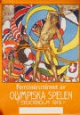 Sport-Art-Affisch-Foto Femtioårsminnet av Olympiska Spelen Stockholm 1912