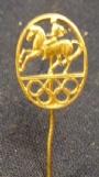 Pins-Nålmärken-Medaljer Besöksnål XVI Olympiadens ryttartävling 1956
