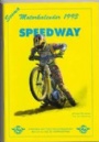 Motorcykelsport Svemo motorkalender 1993 Speedway