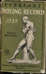 Boxning Everlast Boxing Record Book 1925