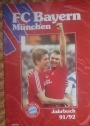 Fotboll lag-team FC Bayern München Jahrbuch 1991-92
