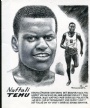 Sport-Art-Affisch-Foto Naftali Temu  OS guld Mexico 1968