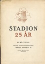 Jublieumsskrift äldre-old Stadion 25 år