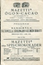 Äldre programblad - Programs pre 1913 Program Nationella Tävlingar i allmän idrott 1914