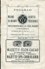 Äldre programblad - Programs pre 1913 Program vid Malmö allmänna idrottsförenings MAI internationella tävlingar 19-20 juli 1913